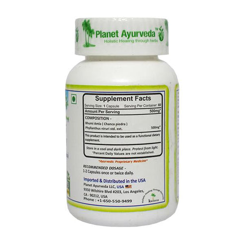 Planet Ayurveda Phyllanthus Niruri Capsule